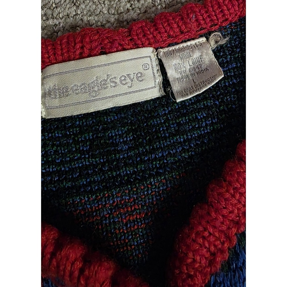 "Lover Duck" 90s style Cardigan Size Large - Picture 3 of 3